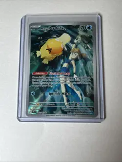 Pokemon Misty's Psyduck Illustration Rare Full Art Holo 193/182 Sv10 English - Image 1