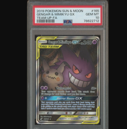 Pokemon TCG- Gengar & Mimikyu GX 164/181 - Team Up Tag Team - PSA 10 GEM MINT 💎 - Image 1