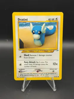 Dratini 63/105 Common Neo Destiny Pokemon Unlimited Lightly Played - Image 1