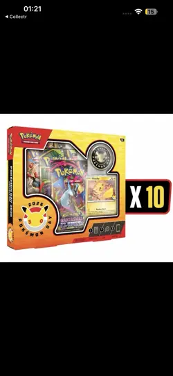 2026 Collection Pokemon Day Pikachu Promo 10 Boxes - Image 1