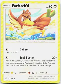 Farfetch'd 127/181 Uncommon Team Up Pokemon LP - Image 1