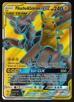 Pokemon TCG: Pikachu & Zekrom GX - Team Up 162/181 Full Art Ultra Rare [NM+] - Image 1