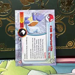 Pokemon Topps - Wartortle #08 (black Logo) - TV Animation Edition - NM - Image 2
