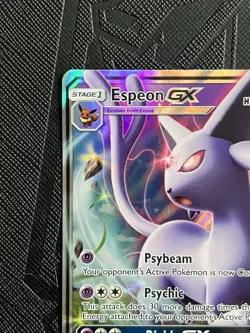 Pokemon TCG Espeon GX SM35 Black Star Promo Holo (English) - LP(-)/MP(+) - Image 4