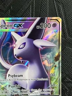 Pokemon TCG Espeon GX SM35 Black Star Promo Holo (English) - LP(-)/MP(+) - Image 5