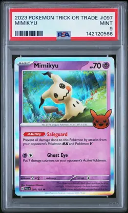 2023 Pokemon Trick or Trade Mimikyu 097/193 PSA 9 - Image 1