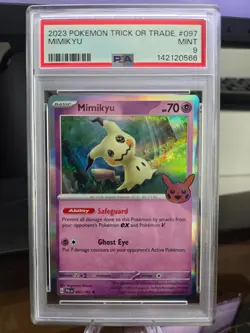2023 Pokemon Trick or Trade Mimikyu 097/193 PSA 9 - Image 3