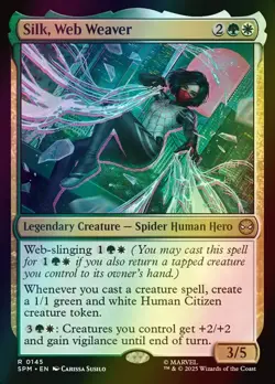 MTG Silk, Web Weaver Foil ** Marvel's Spider-Man ** English - Image 1