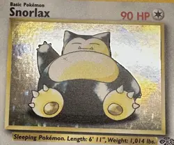 Pokemon TCG Snorlax 1999 Jungle Holo Rare #11/64 WOTC - Image 5