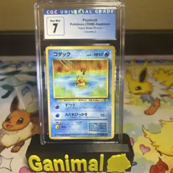 Pokemon Psyduck Natta Wake Vol. 2 Japanese Promo #54 Blue Label CGC 7 - Image 1