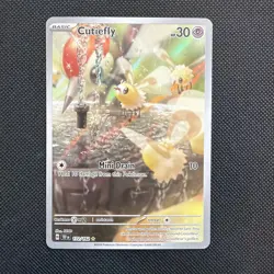 Cutiefly 172/162 SV05 Temporal Forces Illustration Rare Full Art Holo Pokemon NM - Image 1
