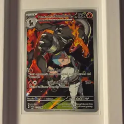 The Pokemon Company Team Rocket's Houndoom SV10 191/182 IR Holo ENG HP 130 - Image 1