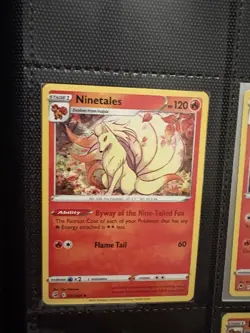 Pokemon TCG Ninetales Lot 4 ENG Regular Alolan Ninetales C13/264 018/195 - Image 2