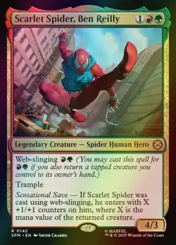 MTG Scarlet Spider, Ben Reilly Foil ** Marvel's Spider-Man ** English - Image 1