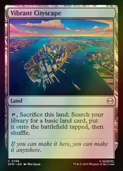 MTG Vibrant Cityscape Foil ** Marvel's Spider-Man ** English - Image 1