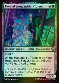 MTG Ezekiel Sims, Spider-Totem Foil ** Marvel's Spider-Man ** English - Image 1
