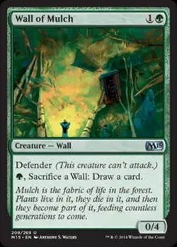Wall of Mulch - Light Play MTG Magic 2015 Core Set - Image 1