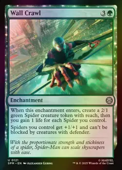 MTG Wall Crawl Foil ** Marvel's Spider-Man ** English - Image 1