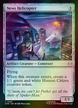 MTG News Helicopter Foil ** Marvel's Spider-Man ** English - Image 1