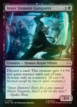 MTG Inner Demons Gangsters Foil ** Marvel's Spider-Man ** English - Image 1