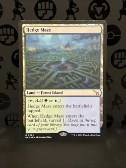 1x Hedge Maze, Murders at Karlov Manor, Magic MTG NM - Image 1