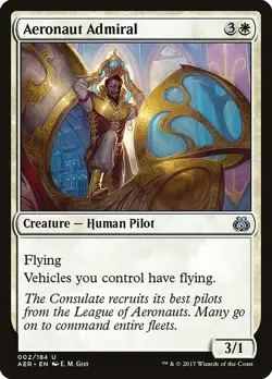 Aeronaut Admiral 2x FOIL AER MTG Aether Revolt Uncommon MINT white - Image 1