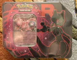 Pokemon Team Rocket MewTwo Tin New Sealed Destined Rivals In Hand Ready To Ship - Image 1
