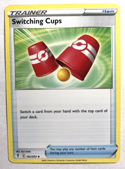 Switching Cups 162/203 Evolving Skies Pokemon Regular Uncommon NEAR MINT NM - Image 1