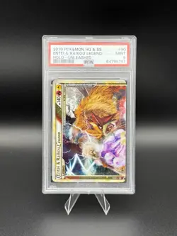 Pokemon Entei & Raikou Legend Top Unleashed Holo Rare #90 PSA 9 Mint - Image 1