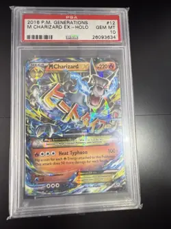 2016 Pokemon XY M Charizard EX (Mega) 12/83 Generations MINT PSA 10 - Image 3