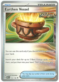 Earthen Vessel - 163/182 - Paradox Rift - Pokemon LP/NM English - Image 1