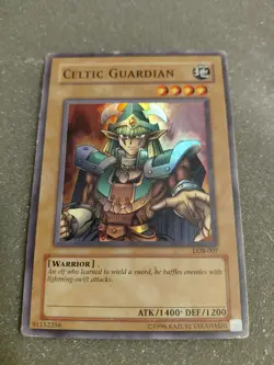 YUGIOH CELTIC GUARDIAN Holo/Non-holoLOB-007/SYE-008 SUPER UNLIMITED ED NM 1996 - Image 2
