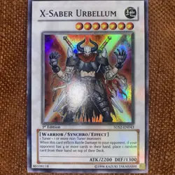 Yugioh card 1st Edition 5DS2-EN043 X-Saber Urbellum Moderately Played - Image 1