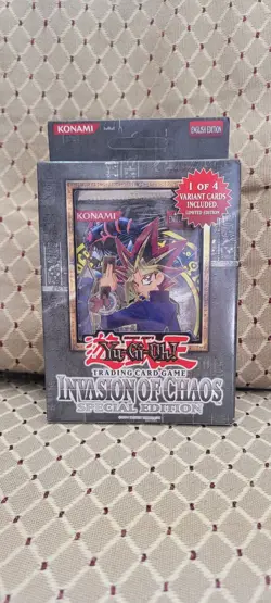 Yugioh Invasion Of Chaos Special Edition Yugioh Box - Brand New Factory Sealed - Image 1