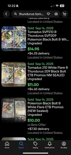 Pokemon Black Bolt And White Flare Lot 44 Cards, IR, Poke Ball, Full Art, Promo - Image 2