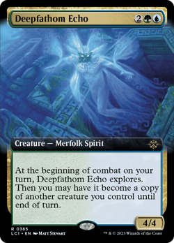 Deepfathom Echo (Extended Art) FOIL The Lost Caverns of Ixalan NM CARD ABUGames - Image 1