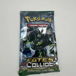 Pokemon TCG Fates Collide XY - One Pack of 10 Cards, Sealed - Image 1