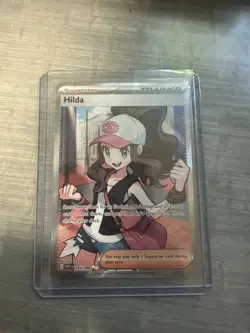 Hilda 164/086 Full Art Ultra Rare White Flare Pokemon TCG Trainer Card - Image 1