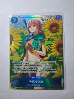 One Piece CCG Royal Blood Rebecca Alt Art Parallel Card OP10-058 Near Mint - Image 1