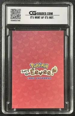 FLAREON CG 10 2025 CARD DATABASE POKEMON SPANISH LETS GO EEVEE CRACKED ICE HOLO - Image 2