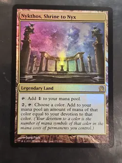 Nykthos, Shrine to Nyx Theros Foil NM - Image 1
