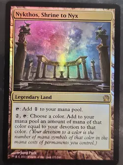Nykthos, Shrine to Nyx Theros Foil NM - Image 3