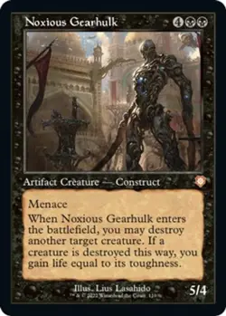 Noxious Gearhulk (Retro Frame) [BRC - 110]Commander: The Brothers' War - Image 1