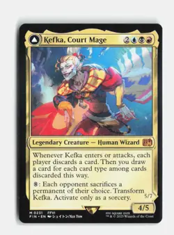 Kefka, Court Mage 231 FINAL FANTASY MTG NM - Image 1