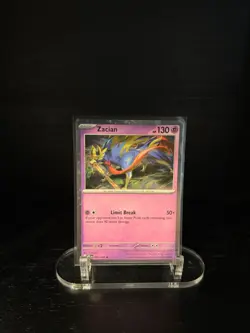 Zacian 045/094 Rare Phantasmal Flames Holo Near Mint Cosmo Holo - Image 1