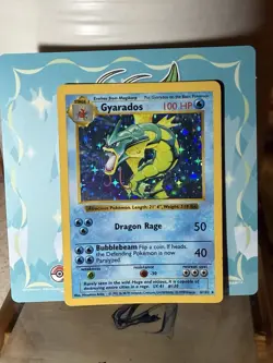 Pokemon TCG Base Set SHADOWLESS 1999 Gyarados 6/102 Holo - Image 1