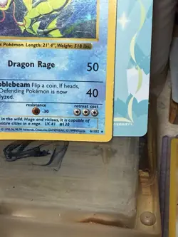 Pokemon TCG Base Set SHADOWLESS 1999 Gyarados 6/102 Holo - Image 4