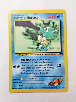 Pokemon TCG Misty's Horsea Gym Challenge 87 Regular Unlimited Com.- Uncirculated - Image 1