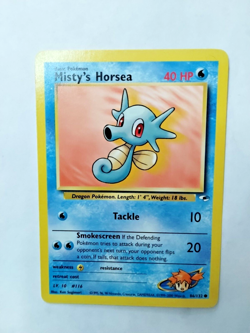 Pokemon Misty's Horsea Gym Heroes 86/132 Regular Unlimited Common - Uncirculated - Image 1
