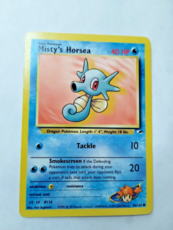 Pokemon Misty's Horsea Gym Heroes 86/132 Regular Unlimited Common - Uncirculated - Image 2